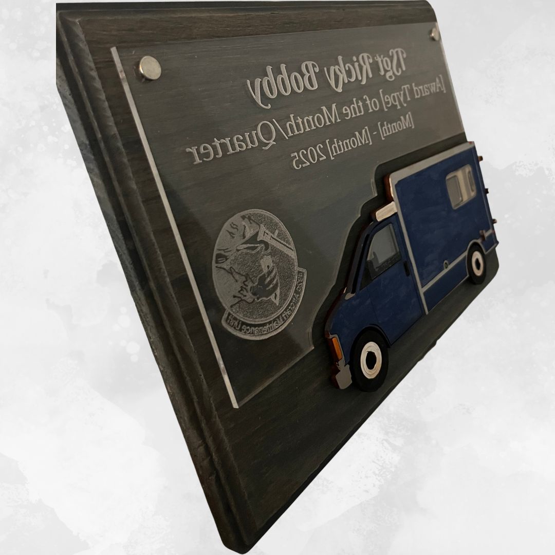 “Breadvan” Award Plaque