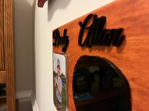 Silhouette & Photo Keepsake Plaque