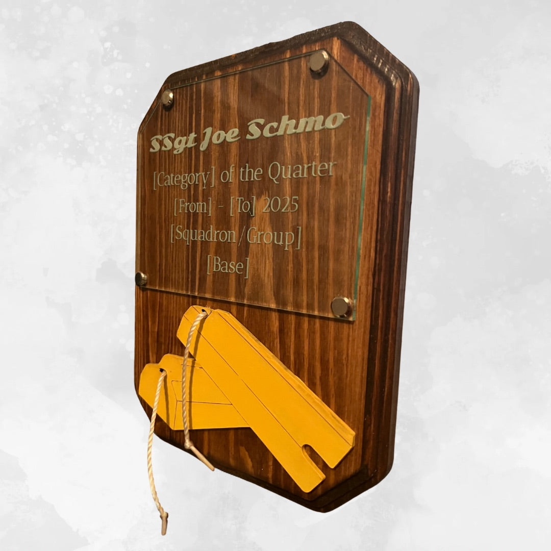 "Chalks" Award Plaque