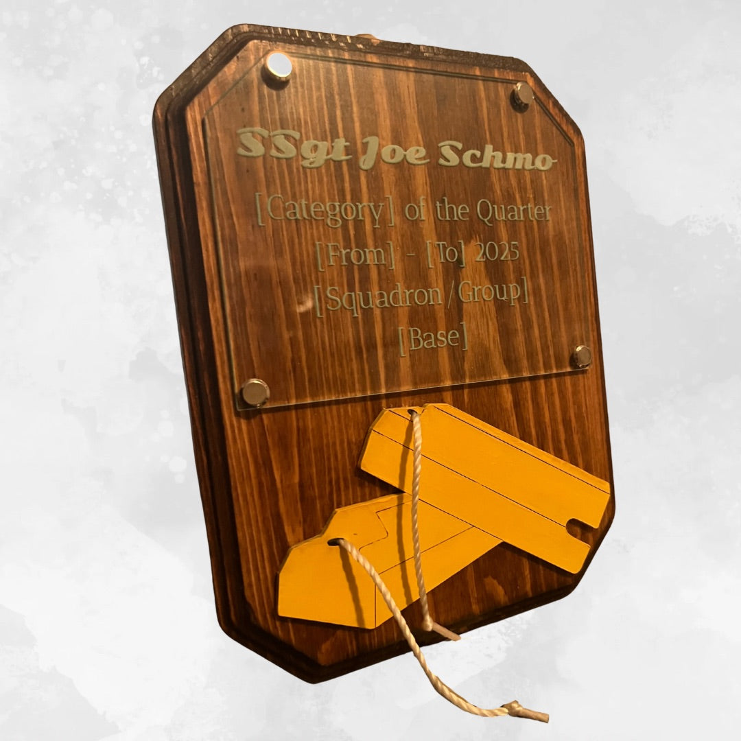 "Chalks" Award Plaque